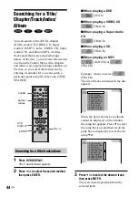 Предварительный просмотр 44 страницы Sony DAV-C990 - Compact Av System Operating Instructions Manual