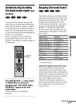 Предварительный просмотр 51 страницы Sony DAV-C990 - Compact Av System Operating Instructions Manual