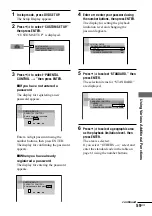 Предварительный просмотр 59 страницы Sony DAV-C990 - Compact Av System Operating Instructions Manual