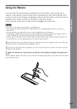 Preview for 19 page of Sony DAV-DS1000 Operating Instructions Manual