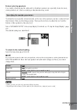 Preview for 31 page of Sony DAV-DS1000 Operating Instructions Manual