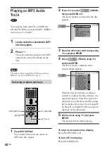 Preview for 42 page of Sony DAV-DS1000 Operating Instructions Manual