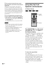 Preview for 56 page of Sony DAV-DS1000 Operating Instructions Manual