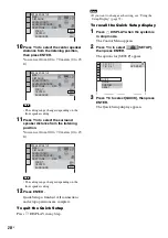 Предварительный просмотр 28 страницы Sony DAV-DX150 - Dvd Home Theater System Operating Instructions Manual