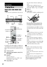 Предварительный просмотр 30 страницы Sony DAV-DX150 - Dvd Home Theater System Operating Instructions Manual