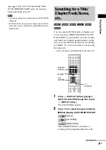 Preview for 47 page of Sony DAV-DX150 - Dvd Home Theater System Operating Instructions Manual