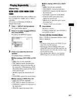 Предварительный просмотр 41 страницы Sony DAV-DX155 Operating Instructions Manual