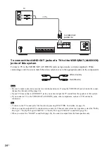 Предварительный просмотр 24 страницы Sony DAV-DX170 Operating Instructions (Main Stereo System) Operating Instructions Manual