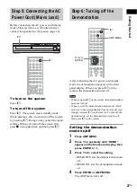 Предварительный просмотр 27 страницы Sony DAV-DX170 Operating Instructions (Main Stereo System) Operating Instructions Manual