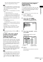 Предварительный просмотр 33 страницы Sony DAV-DX170 Operating Instructions (Main Stereo System) Operating Instructions Manual