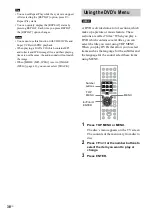 Предварительный просмотр 36 страницы Sony DAV-DX170 Operating Instructions (Main Stereo System) Operating Instructions Manual