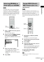 Предварительный просмотр 37 страницы Sony DAV-DX170 Operating Instructions (Main Stereo System) Operating Instructions Manual