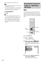 Предварительный просмотр 42 страницы Sony DAV-DX170 Operating Instructions (Main Stereo System) Operating Instructions Manual