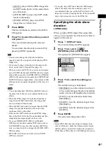 Предварительный просмотр 43 страницы Sony DAV-DX170 Operating Instructions (Main Stereo System) Operating Instructions Manual