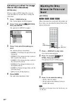 Предварительный просмотр 44 страницы Sony DAV-DX170 Operating Instructions (Main Stereo System) Operating Instructions Manual