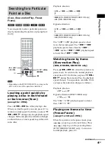 Предварительный просмотр 45 страницы Sony DAV-DX170 Operating Instructions (Main Stereo System) Operating Instructions Manual