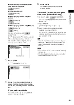 Предварительный просмотр 47 страницы Sony DAV-DX170 Operating Instructions (Main Stereo System) Operating Instructions Manual