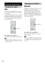 Предварительный просмотр 58 страницы Sony DAV-DX170 Operating Instructions (Main Stereo System) Operating Instructions Manual