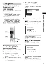 Предварительный просмотр 59 страницы Sony DAV-DX170 Operating Instructions (Main Stereo System) Operating Instructions Manual