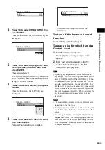 Предварительный просмотр 61 страницы Sony DAV-DX170 Operating Instructions (Main Stereo System) Operating Instructions Manual