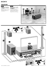 Sony DAV-DX250 - Integrated Dvd System Connecting Manual preview