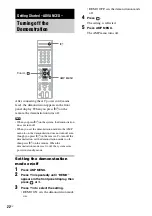 Предварительный просмотр 22 страницы Sony DAV-DX355 Operating Instructions Manual