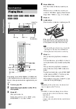 Предварительный просмотр 30 страницы Sony DAV-DX355 Operating Instructions Manual