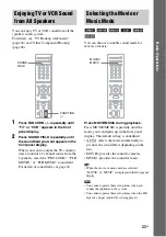 Предварительный просмотр 33 страницы Sony DAV-DX355 Operating Instructions Manual