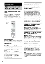 Предварительный просмотр 34 страницы Sony DAV-DX355 Operating Instructions Manual