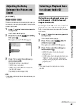 Предварительный просмотр 49 страницы Sony DAV-DX355 Operating Instructions Manual