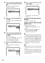 Предварительный просмотр 66 страницы Sony DAV-DX355 Operating Instructions Manual