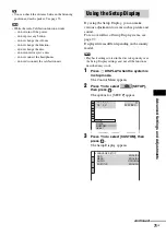 Предварительный просмотр 71 страницы Sony DAV-DX355 Operating Instructions Manual