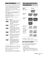 Preview for 5 page of Sony DAV-DZ1000 Operating Instructions Manual