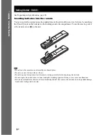 Preview for 8 page of Sony DAV-DZ1000 Operating Instructions Manual