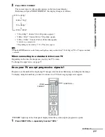 Preview for 21 page of Sony DAV-DZ1000 Operating Instructions Manual