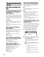 Preview for 42 page of Sony DAV-DZ1000 Operating Instructions Manual