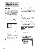 Preview for 50 page of Sony DAV-DZ1000 Operating Instructions Manual