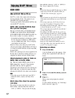 Preview for 52 page of Sony DAV-DZ1000 Operating Instructions Manual