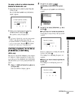 Preview for 69 page of Sony DAV-DZ1000 Operating Instructions Manual