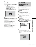 Preview for 73 page of Sony DAV-DZ1000 Operating Instructions Manual