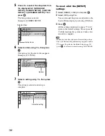 Preview for 76 page of Sony DAV-DZ1000 Operating Instructions Manual