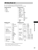 Preview for 103 page of Sony DAV-DZ1000 Operating Instructions Manual