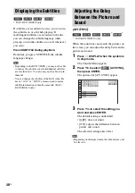 Предварительный просмотр 48 страницы Sony DAV-DZ110 Operating Instructions Manual