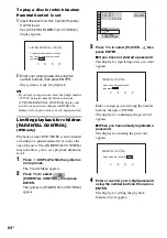 Предварительный просмотр 64 страницы Sony DAV-DZ110 Operating Instructions Manual