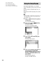 Предварительный просмотр 70 страницы Sony DAV-DZ110 Operating Instructions Manual