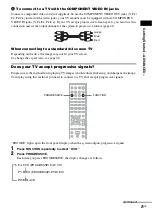 Предварительный просмотр 21 страницы Sony DAV-DZ120 Operating Instructions Manual