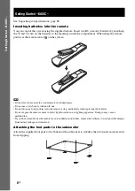 Предварительный просмотр 8 страницы Sony DAV-DZ120K Operating Instructions Manual