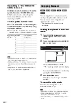 Предварительный просмотр 62 страницы Sony DAV-DZ120K Operating Instructions Manual