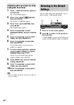 Предварительный просмотр 82 страницы Sony DAV-DZ120K Operating Instructions Manual