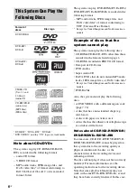 Preview for 6 page of Sony DAV-DZ20 Operating Instructions Manual